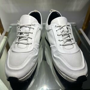 Claudia Strater Amsterdam White Leather Sneakers Sz EU 39 US 8.5/25.5cm like new